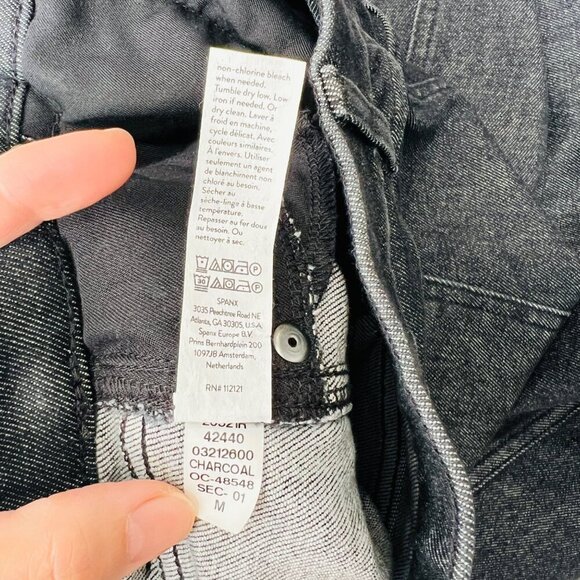 Spanx Wide legs pull on jeans, Black, Size M G88 - Picture 10 of 11